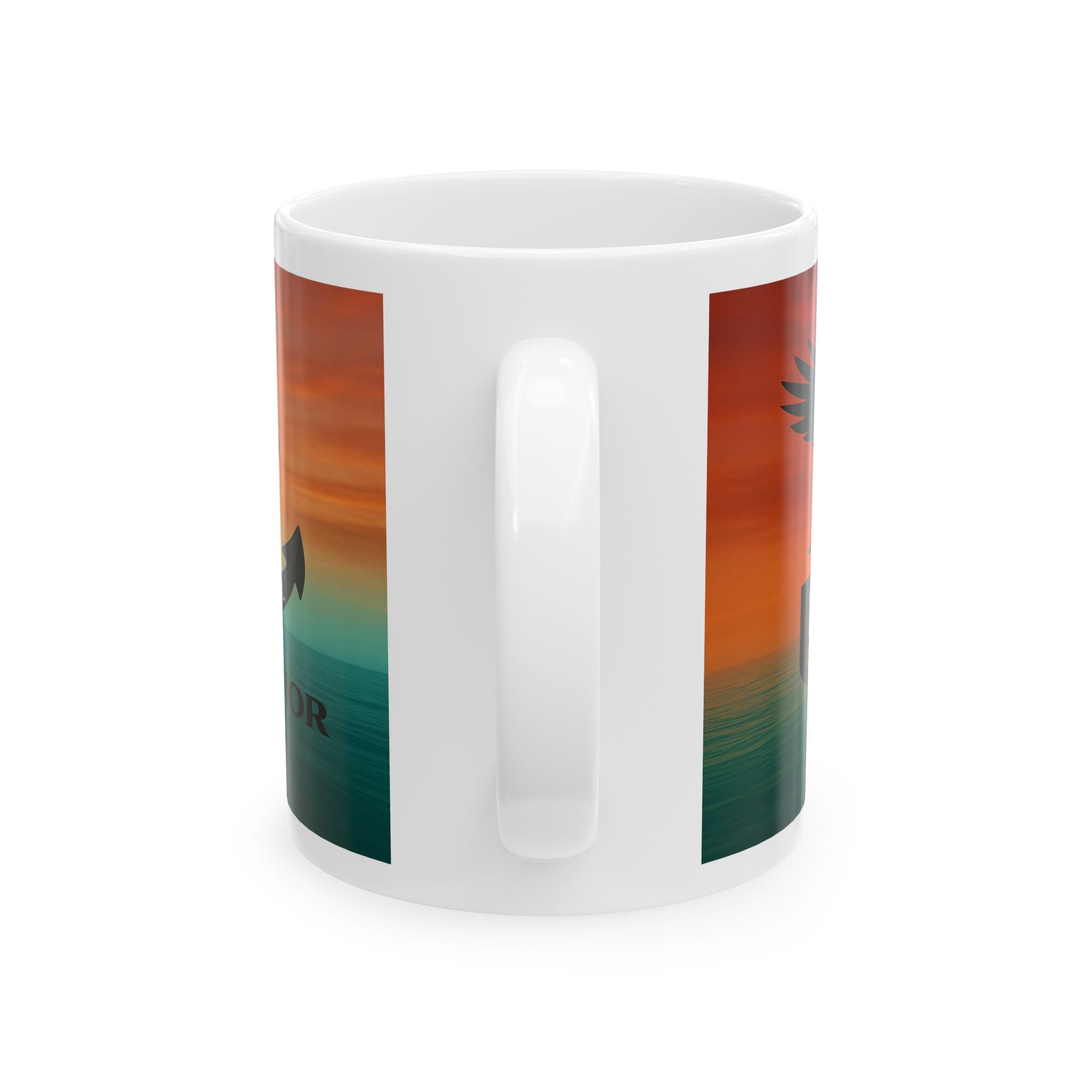 Nautical-Themed Ceramic Mug - Perfect Gift for Sea Lovers, Coffee Enthusiasts, Coastal Decor, Mindfulness Rituals, 11oz & 15oz Sizes