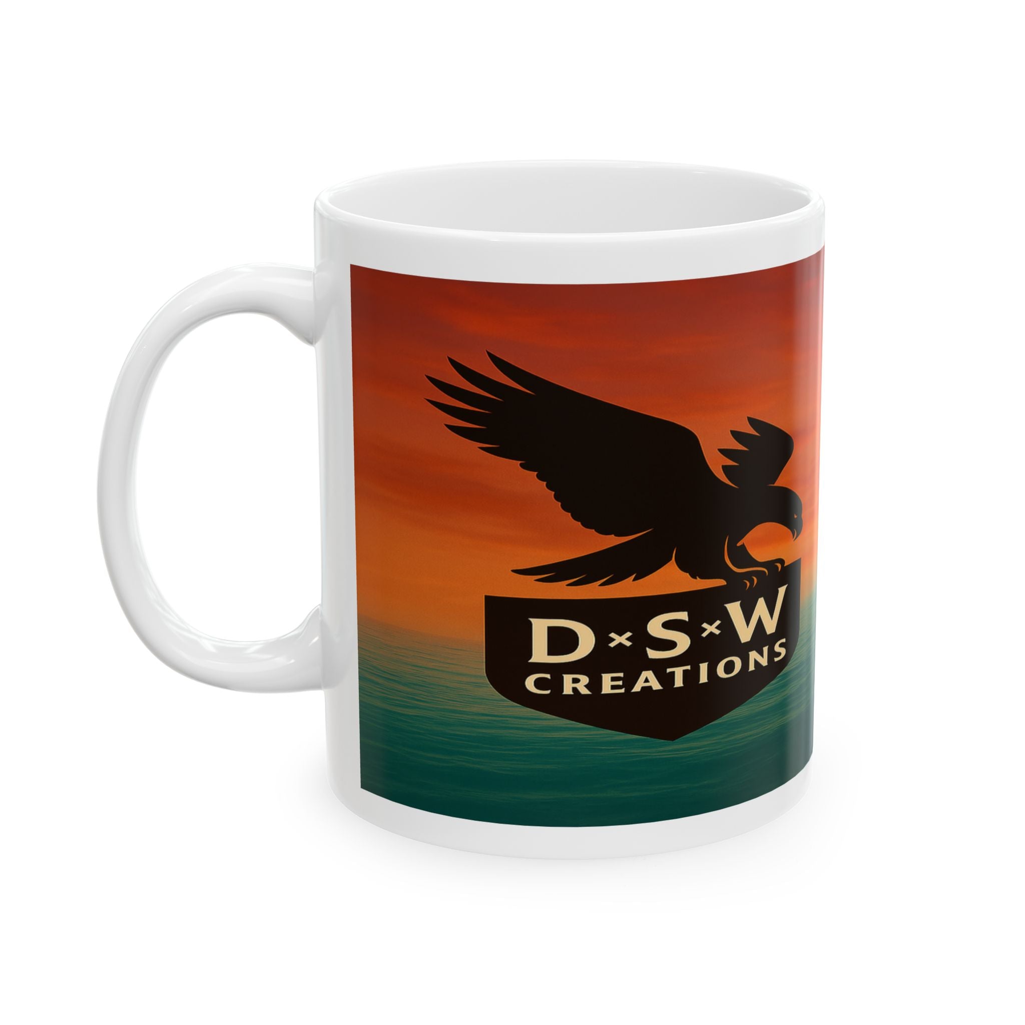 Nautical-Themed Ceramic Mug - Perfect Gift for Sea Lovers, Coffee Enthusiasts, Coastal Decor, Mindfulness Rituals, 11oz & 15oz Sizes